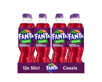 Tapa de fanta cassis (12x 50cl)