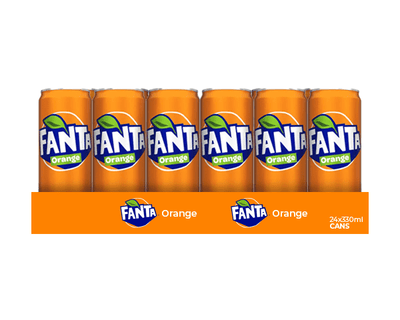 Lattina Fanta arancia (24x 33cl)