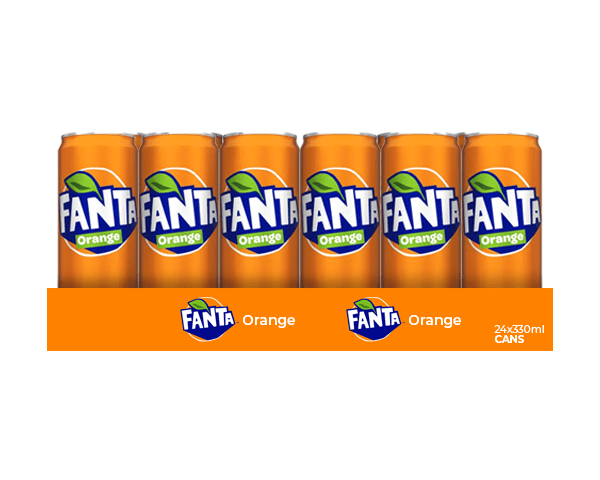 Lata de fanta de naranja (24x 33cl) (copia)