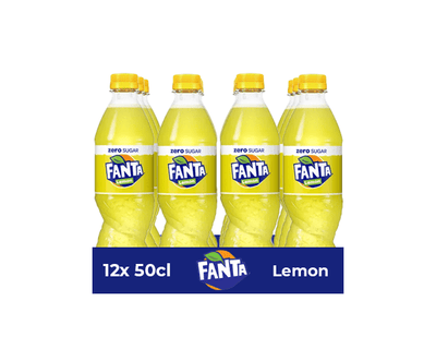 Fanta zero tapa de limón (12x 50cl)