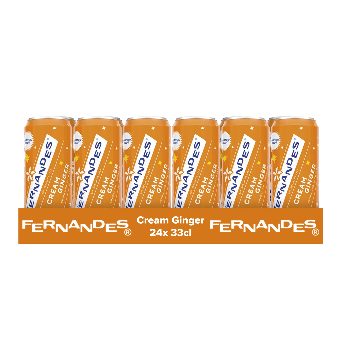Lattina di crema di zenzero Fernandes (24x 33cl)