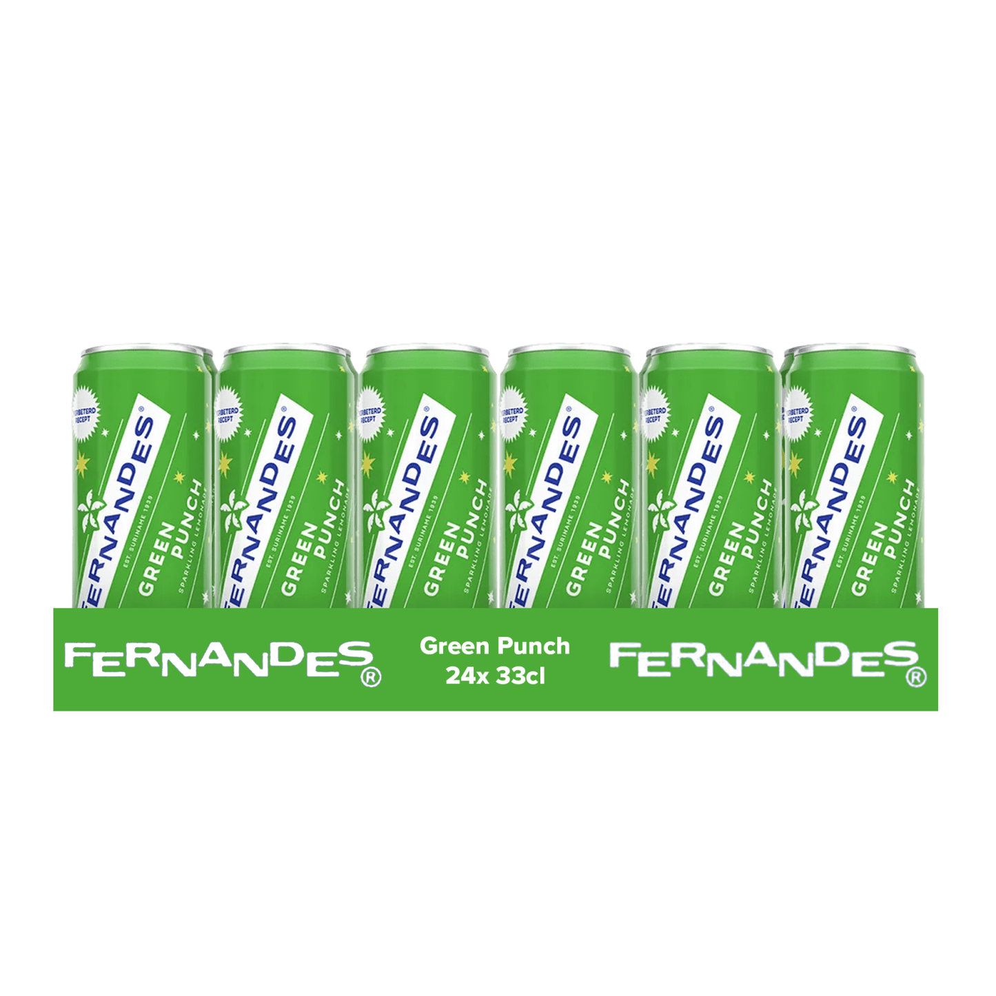Lata de ponche verde Fernandes (24x 33cl)