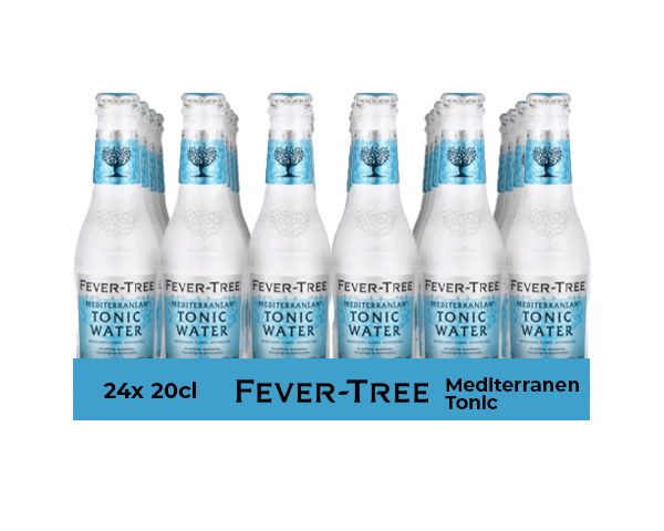 Fever tree Botella de agua tónica mediterránea (24x 20cl)