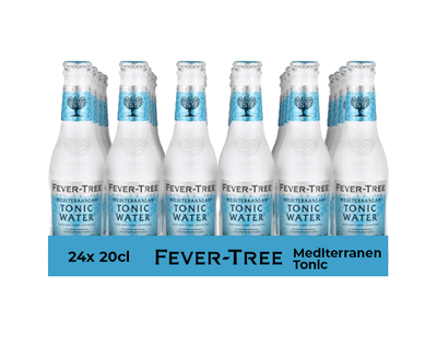 Fever tree Bottiglia d'acqua tonica mediterranea (24x 20cl)
