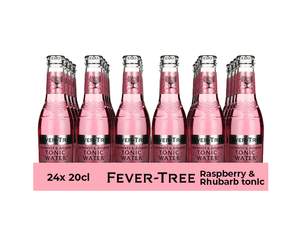 Tonico al rabarbaro e lampone Fever Tree (24x 20cl)