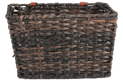 cesto in bicicletta junior marrone 30 litri