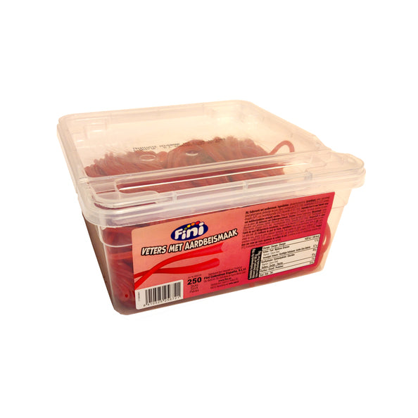 Lacci Fini fragola (250 pezzi)