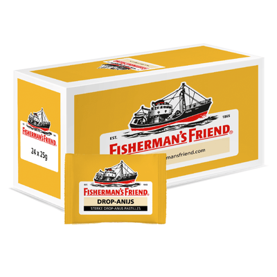 Fisherman's friend drop anijs - 24 zakjes x 25 gram