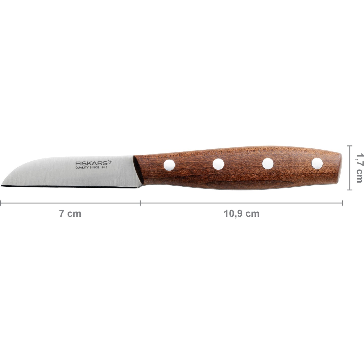 Cuchillo pelador Fiskars Norr 7 cm
