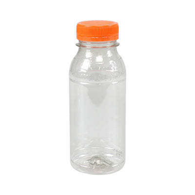 Bottiglia pet 250cc + tappo arancio (210 pezzi)
