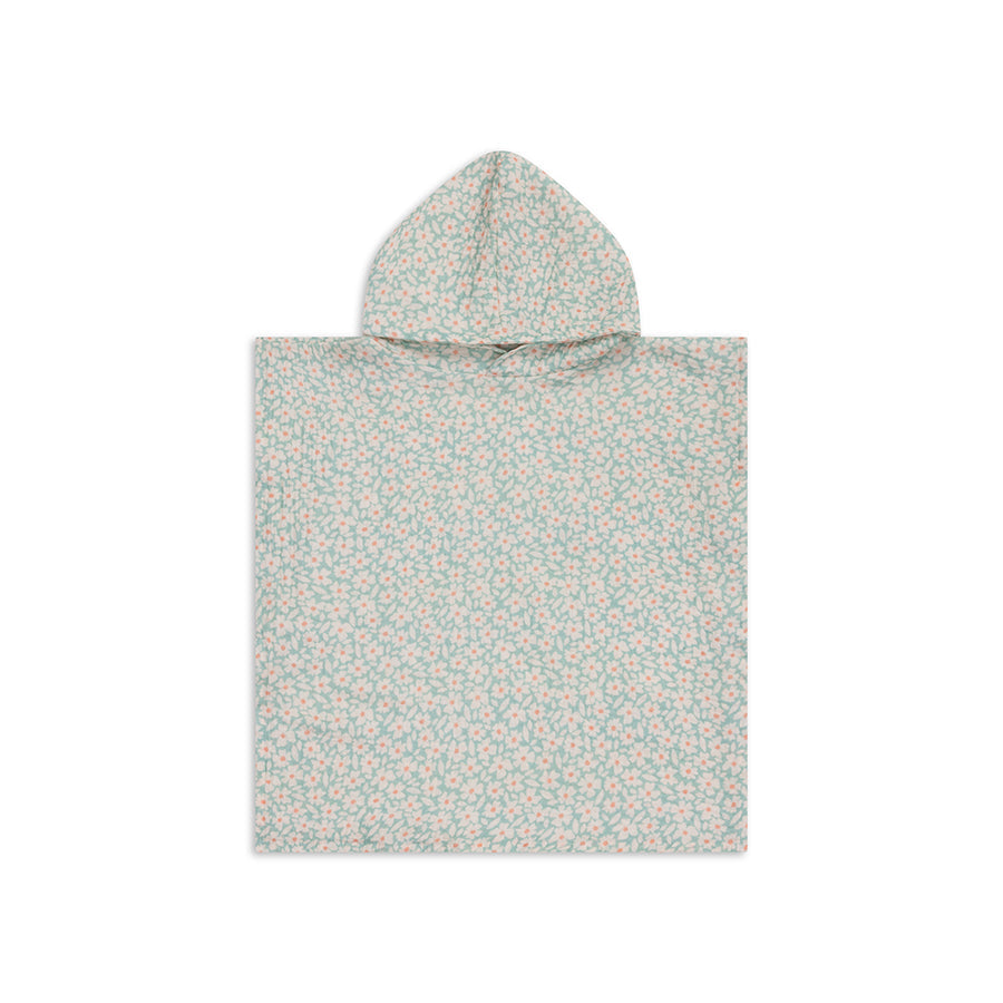 Florish | Poncho de playa hidrofílica verde 52 x 52 cm