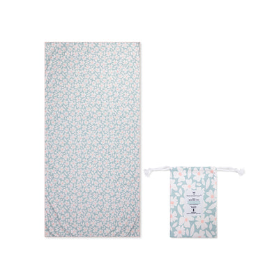 Florish | groene microvezel handdoek 180 x 90 cm
