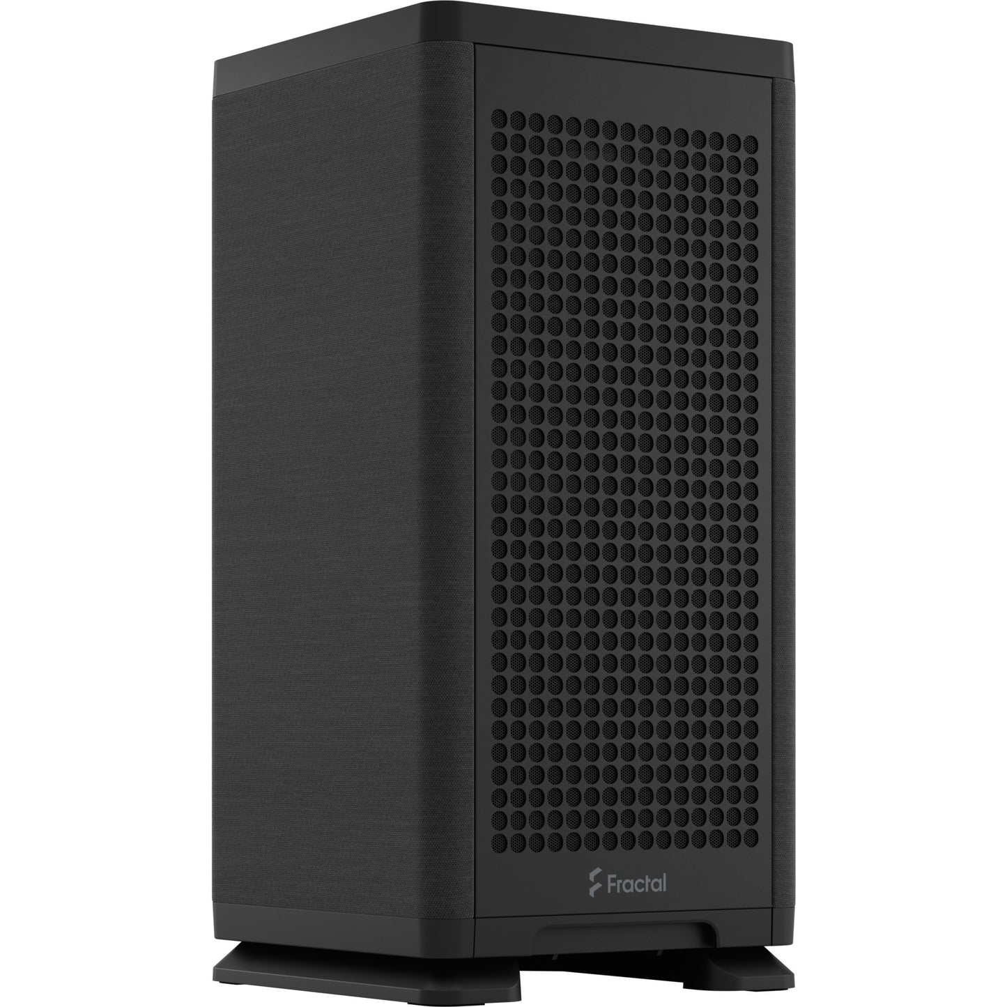 Fractal design mood black mini tower behuizing (zwart | 2x usb-a | 1x usb-c)