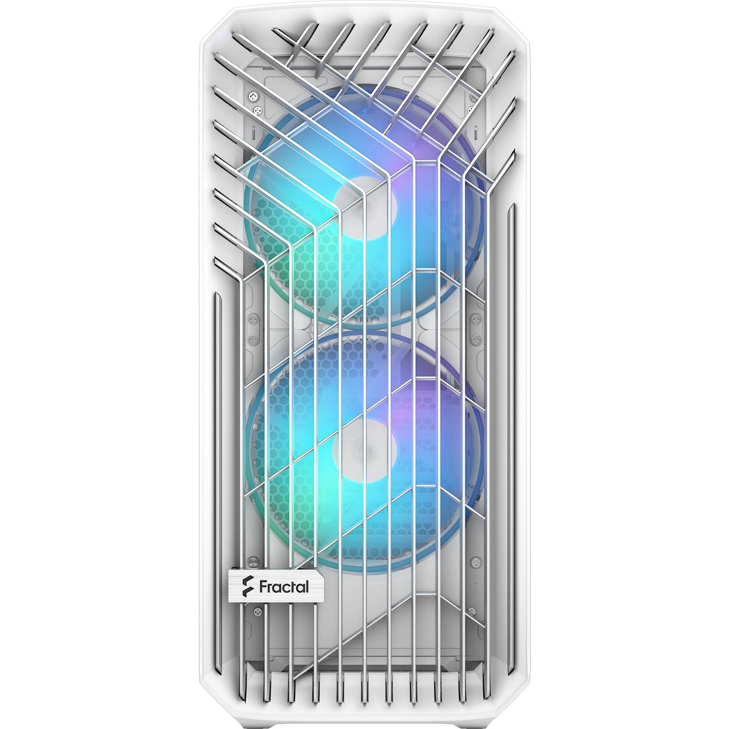 Diseño fractal torrent blanco rgb tg tinte transparente