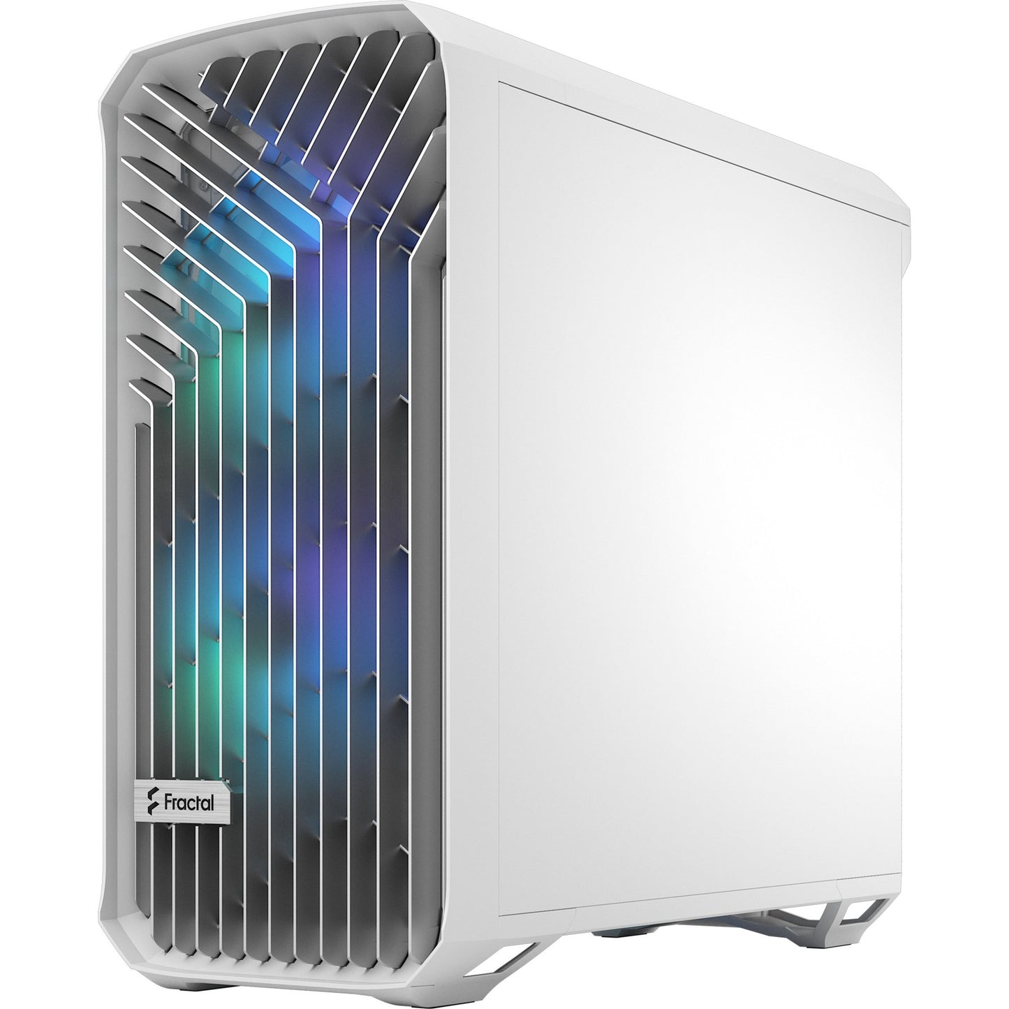 Diseño fractal torrent blanco rgb tg tinte transparente