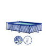 Elegancia | Dark Blue White Diseño Natación de la piscina 260x160x65 cm incl. Accesorios