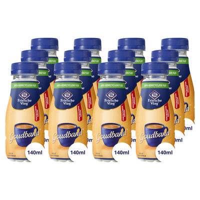 Frisian flag gold band cap bottle (12x 140ml)