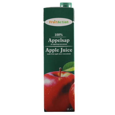 Fruit action apple juice pack 100% (6x 1 liter)