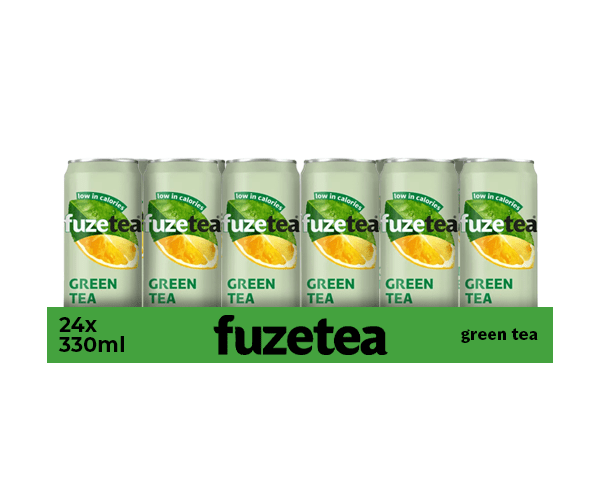 Lata de té verde Fuze tea (24x 33cl)