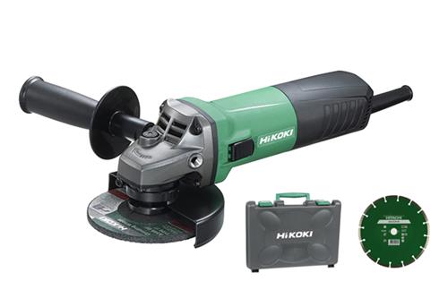 Amoladora angular Hikoki 125mm 900w + disco de sierra diamante