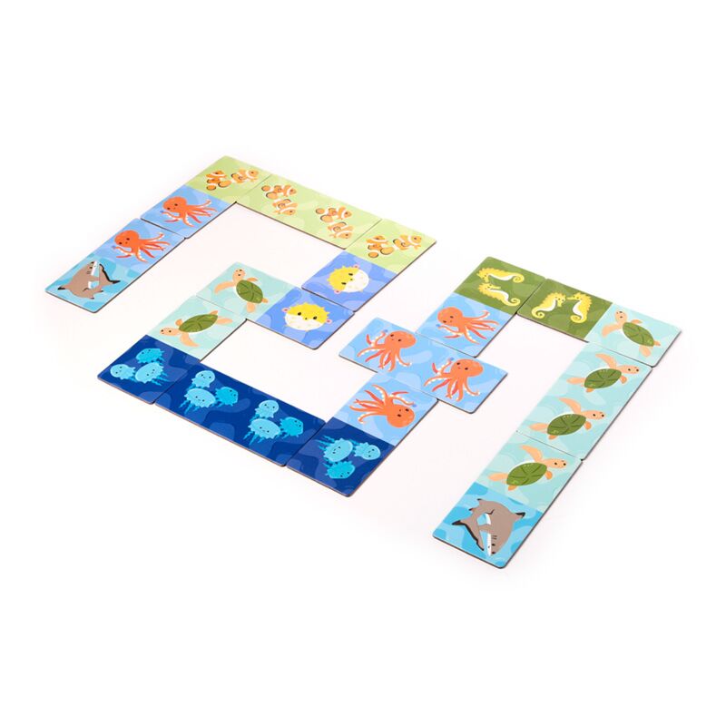 Set di domino per bambini mariniverse