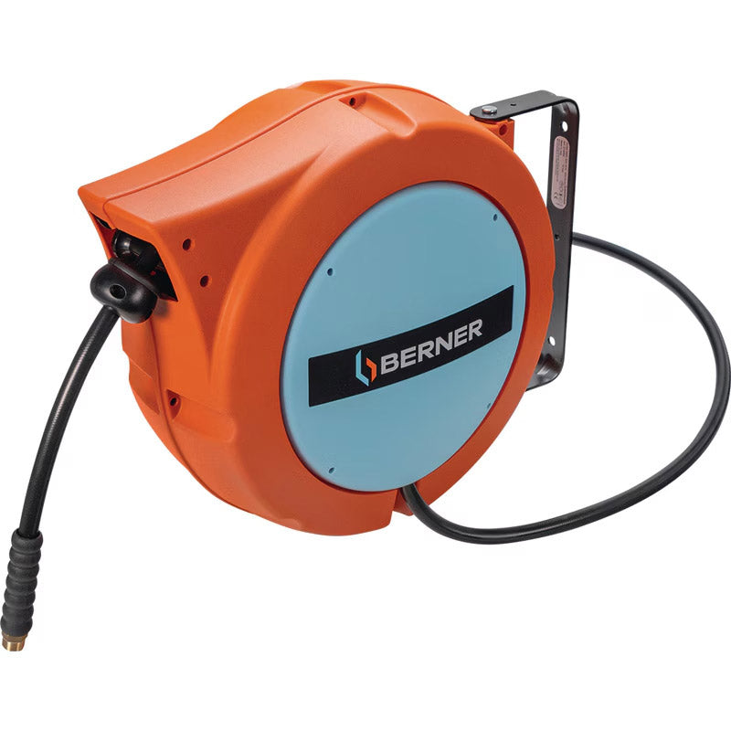 Berner mulinello ad aria 15bar 10m ø8mm retrattile blu