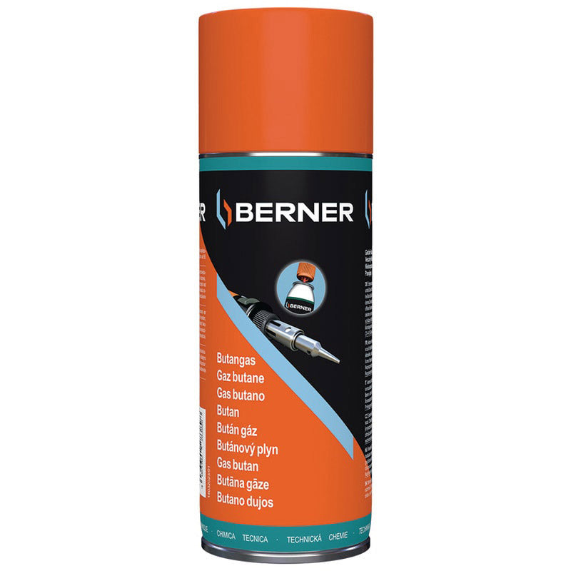 Berner 414186 Bus Navulgas per bruciatore a gas più leggero Blue-Fire