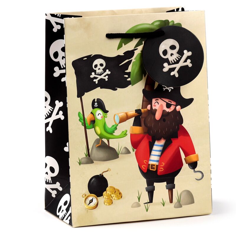 Jolly Rogers Piraten - Bolsa de regalo Medium