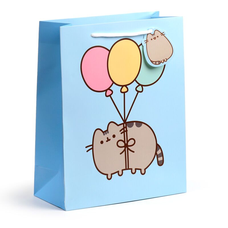 Pusheen the Cat Baloons - Bolsa de regalo grande