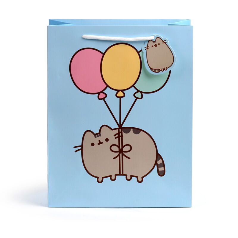 Pusheen the Cat Baloons - Bolsa de regalo grande