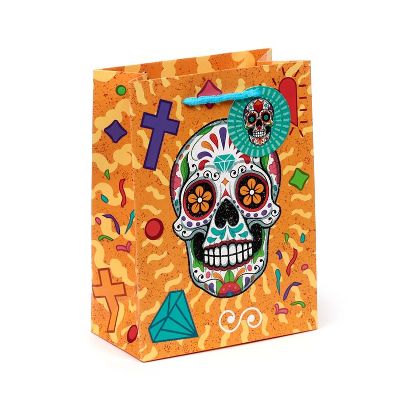 Dia de los Muertos Mexican Di Head - Sacchetto regalo Medium