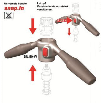 Cycplus Snap-In SN-50-W Holder para Snap-In Syste Cycle 7202750