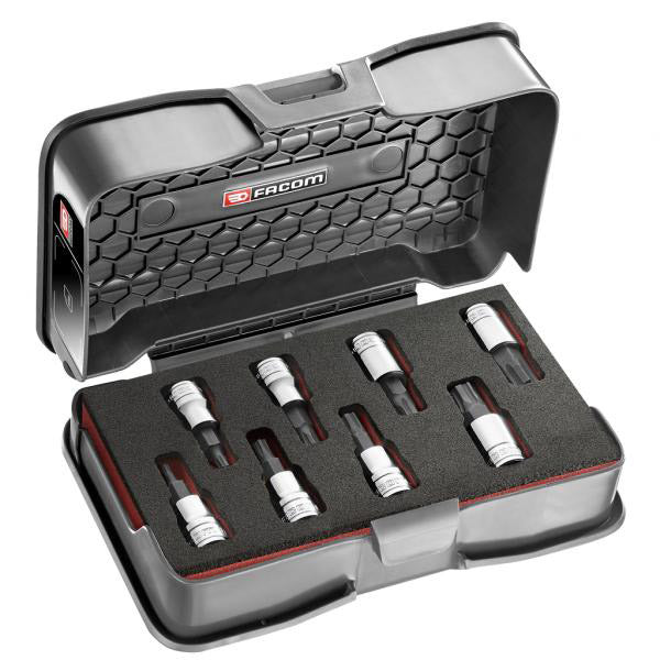 Facom Facom Dopens Set ⅜ ⅜ Black in acciaio temperato OGV a 6 lati
