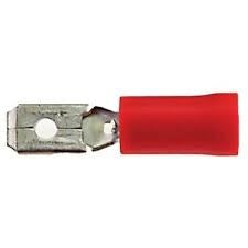 Cable shoe flat, male, 4.8mm, per 25