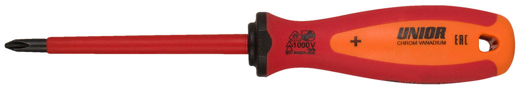 Cacciavite a croce Unior isolato 1x80