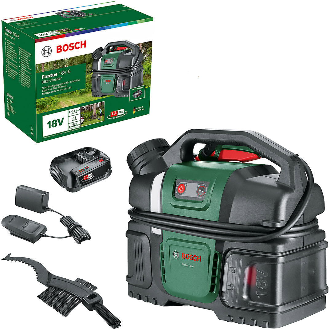 Bosch ad alta pressione Fontus Snoless 20bar 18V 6L