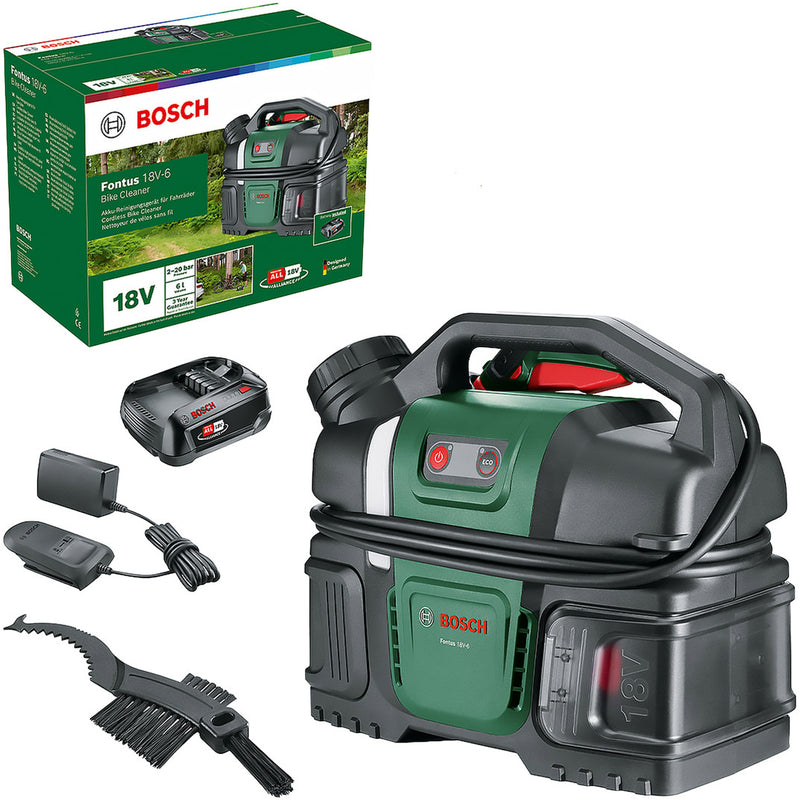 Bosch ad alta pressione Fontus Snoless 20bar 18V 6L