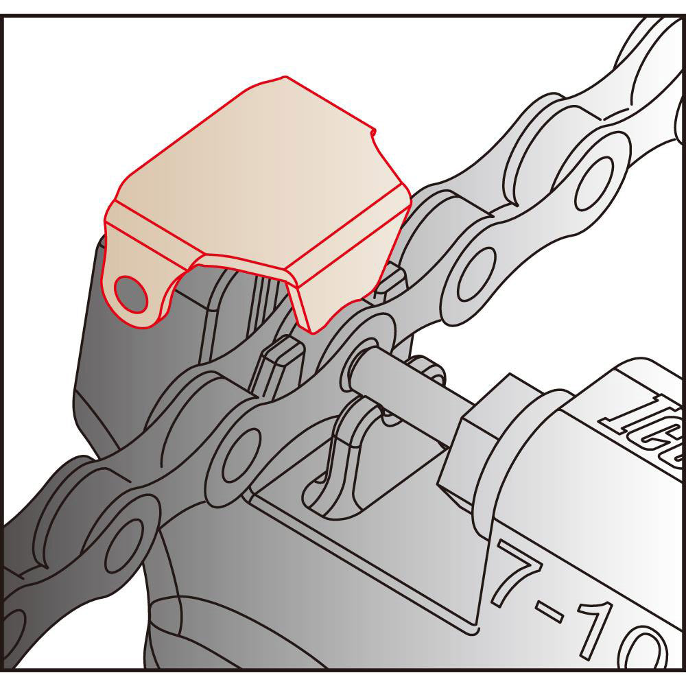 Punch de cadena 5-6-7-8-9-10-10-11-12 Velocidad de plata negra