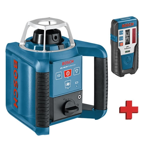 Láser de rotación Bosch grl azul 400 h | + receptor láser lr 1 - 0601061800