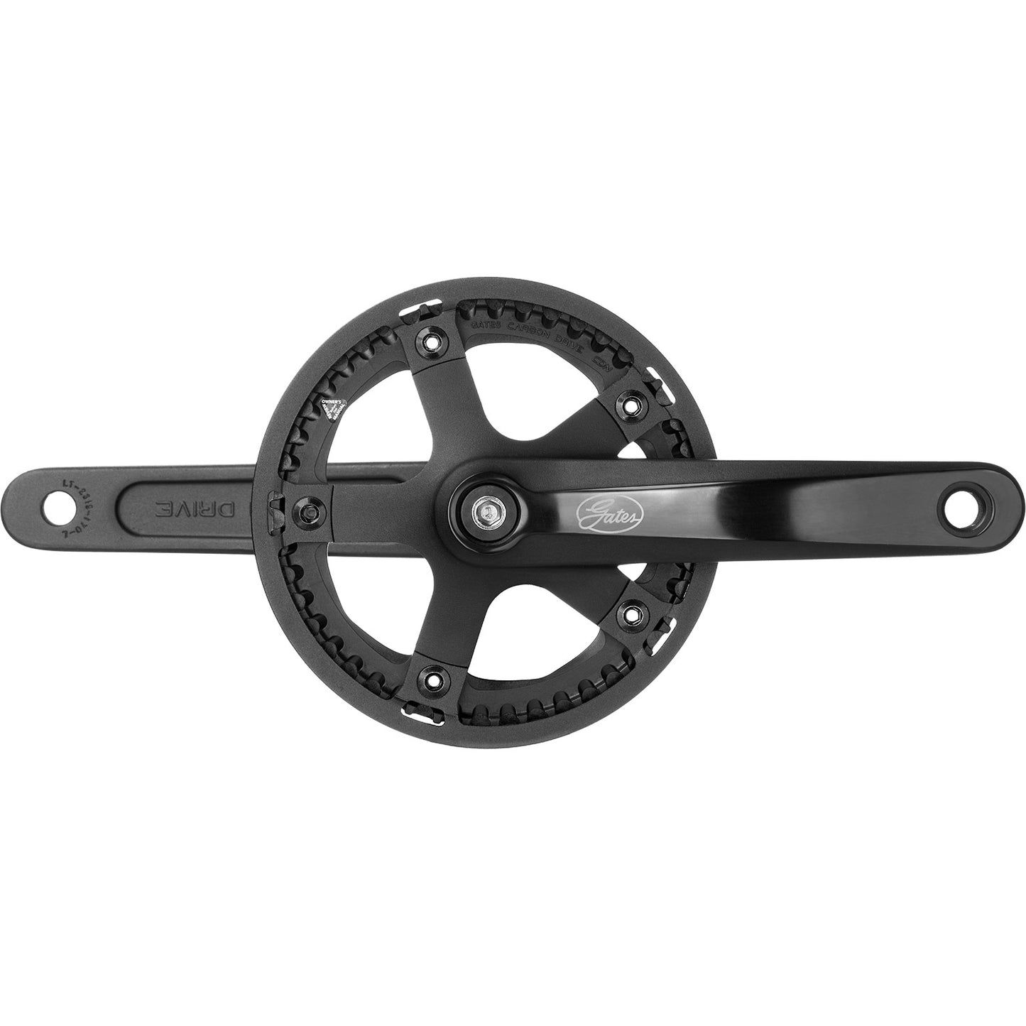 Guarnitura Gates cdn s250 46t 175mm bordo protettivo in metallo nero.