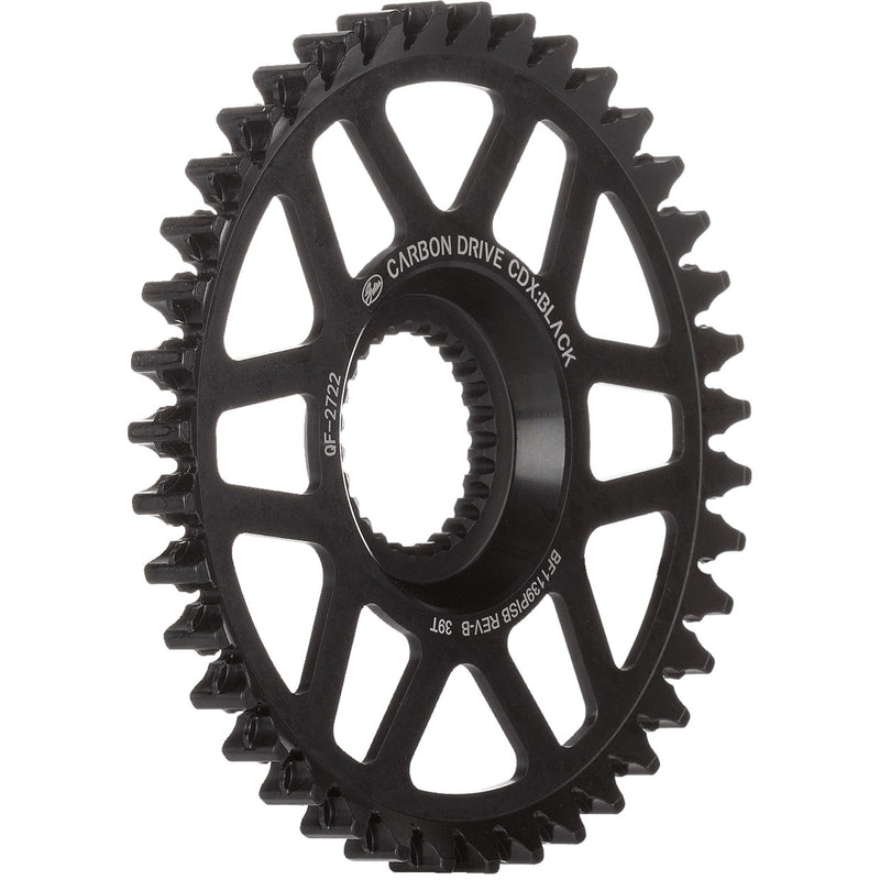 Gates Gear CDX 39T Fin Line Pinion Chromoly Black