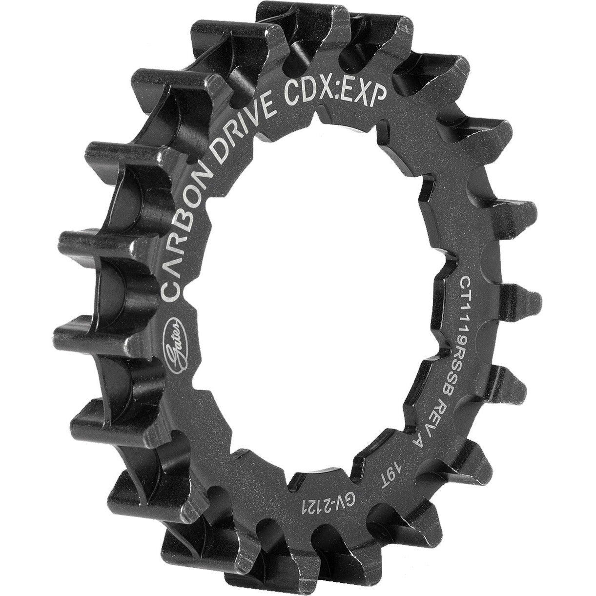 Gates sprocket cdx 19t rohloff splined zwart