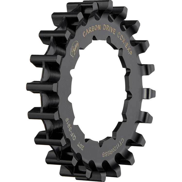 Pignone Gates cdx 20t rohloff scanalato nero