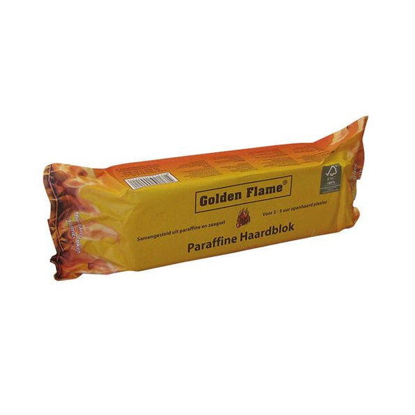 Leños de parafina con llama dorada (12x 1,1 kg)