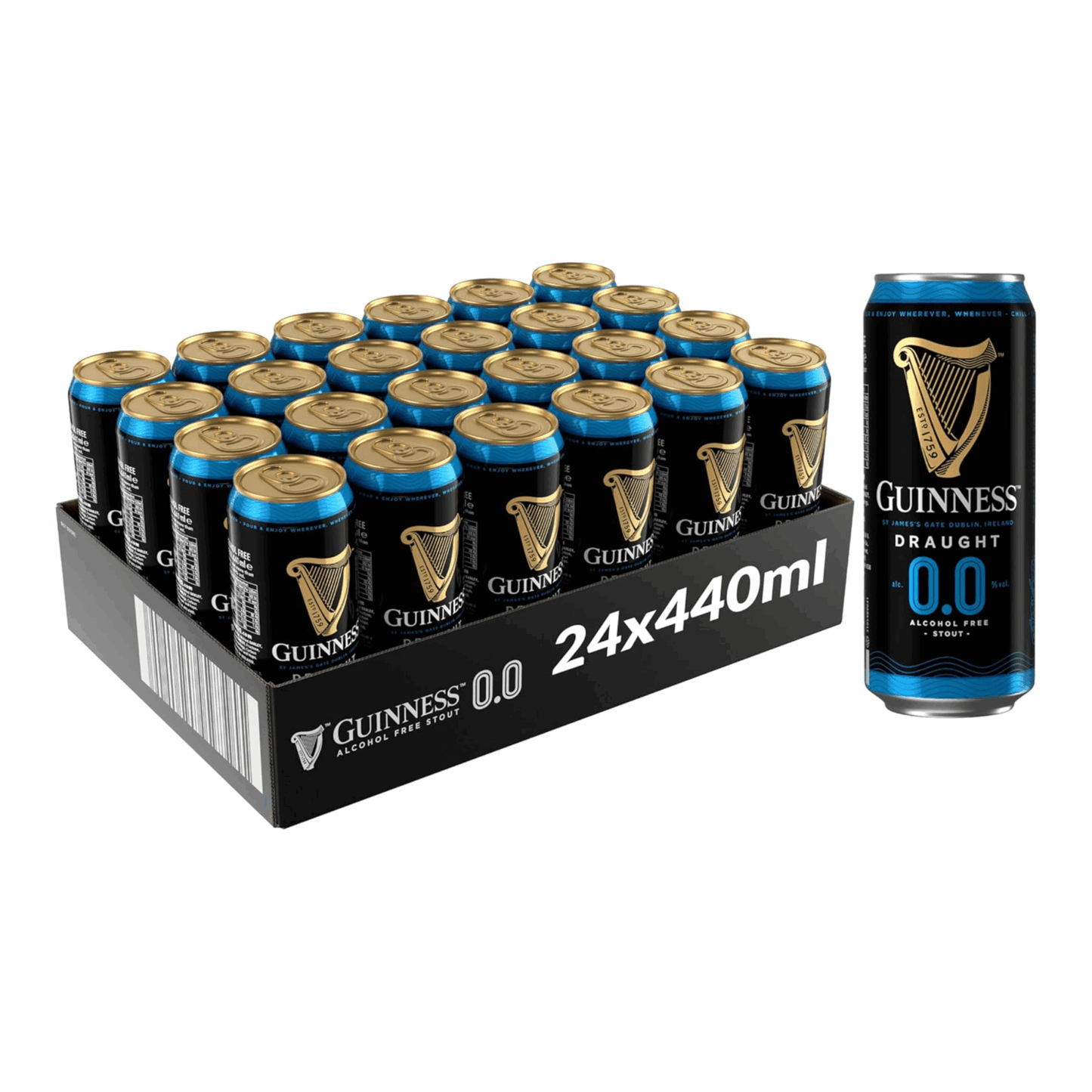 Guinness 0,0% cdg lata (24x 44 cl)