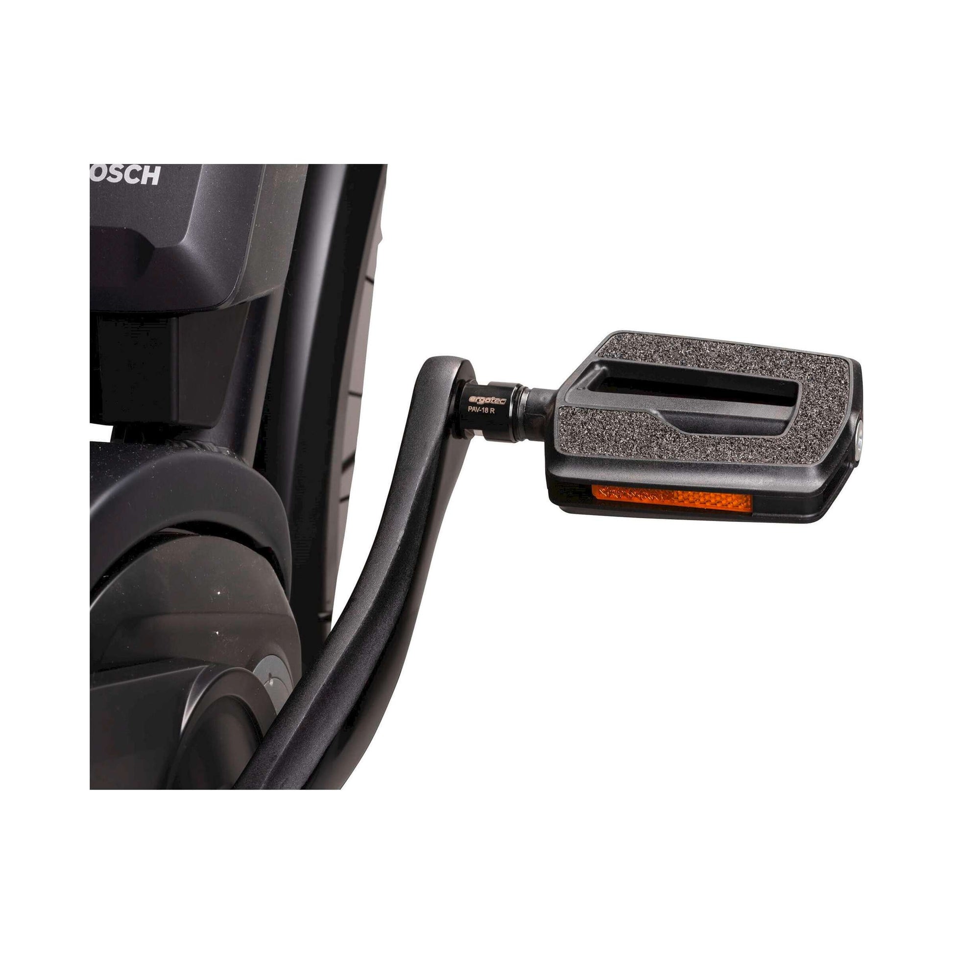 Pedal Asleger 9 16 Ergotec - Black in acciaio inossidabile