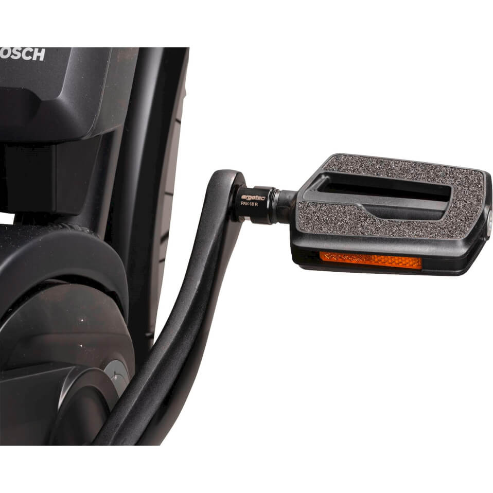 Pedal Asleger 9 16 Ergotec - Black in acciaio inossidabile