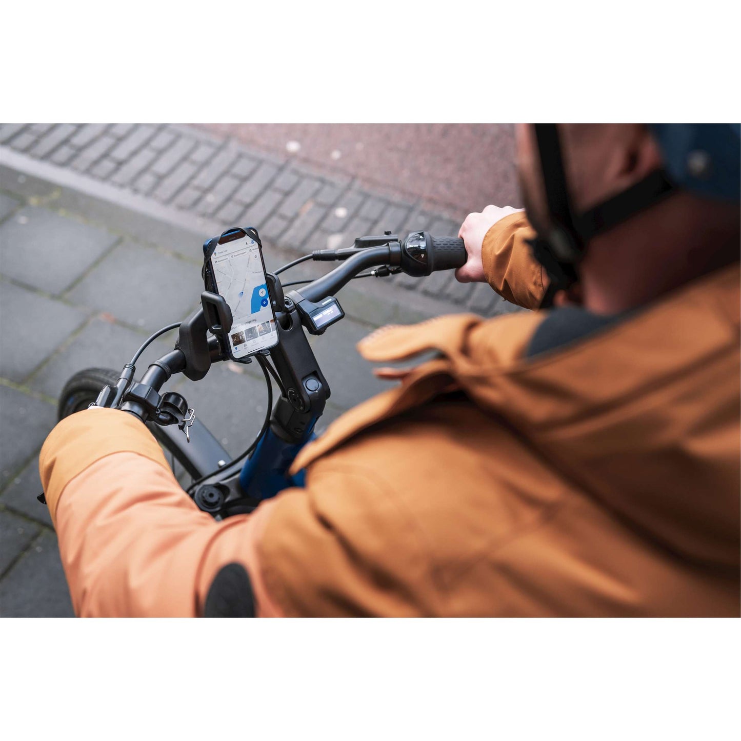 Titolare del telefono Montaggio di sterzo Ergotec - Nero