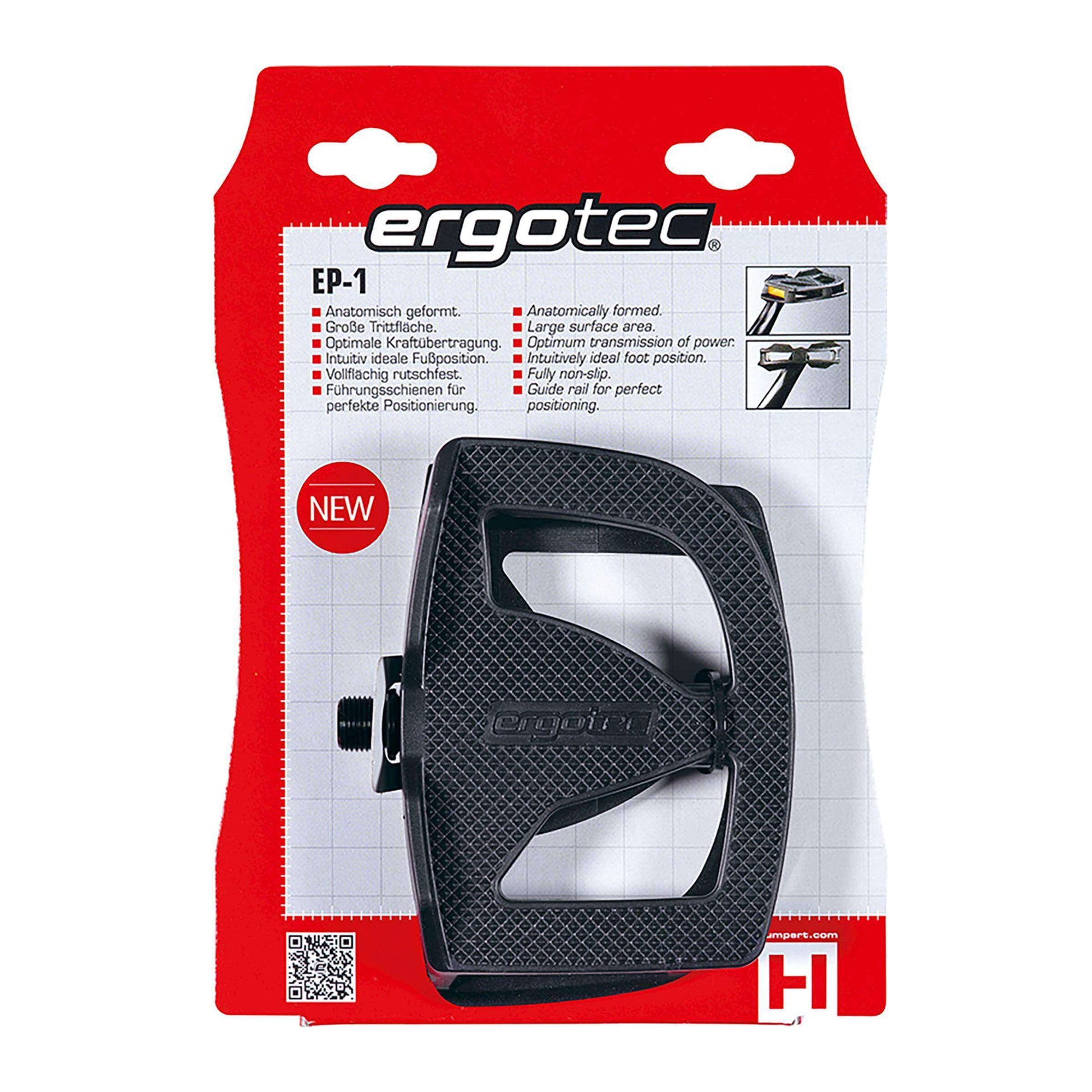 Pedal Conjunto Ergotec EP-1 Anti-Slip-Black