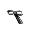 Pedal Conjunto Ergotec EP-1 Anti-Slip-Black